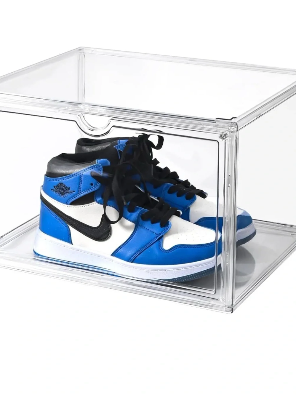Clear shoe display/organizer box
